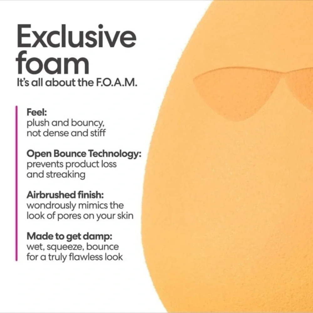 ❤️ 3/$25 BEAUTYBLENDER SUNSHADE Beautyblender Makeup Sponge